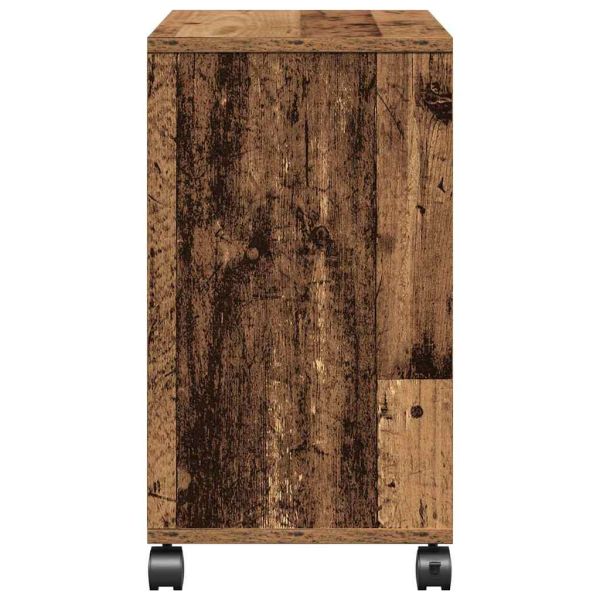 Масичка с рафт Старо дърво 50 x 30 x 55 см Инженерно дърво