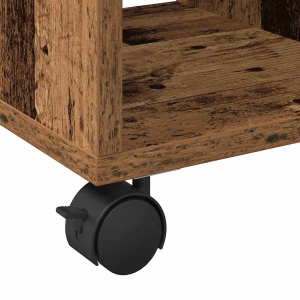 Масичка с рафт Старо дърво 50 x 30 x 55 см Инженерно дърво