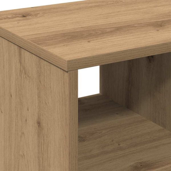 Масичка с рафт дъб артизан 50 x 30 x 55 см Инженерно дърво