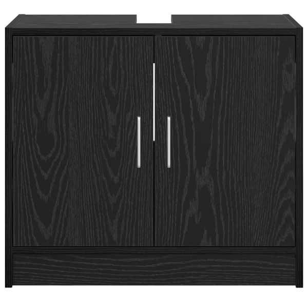 Шкаф за баня с врата Черния дъб 63 x 29 x 55 cm Инженерно дърво