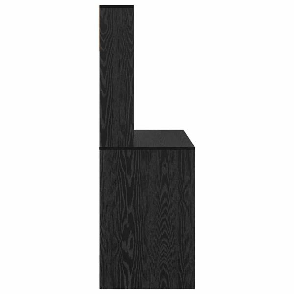 Бюро с рафт Черния дъб 91 x 50 x 149 см Инженерно дърво
