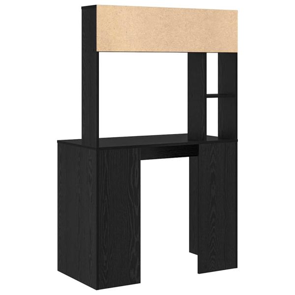Бюро с рафт Черния дъб 91 x 50 x 149 см Инженерно дърво