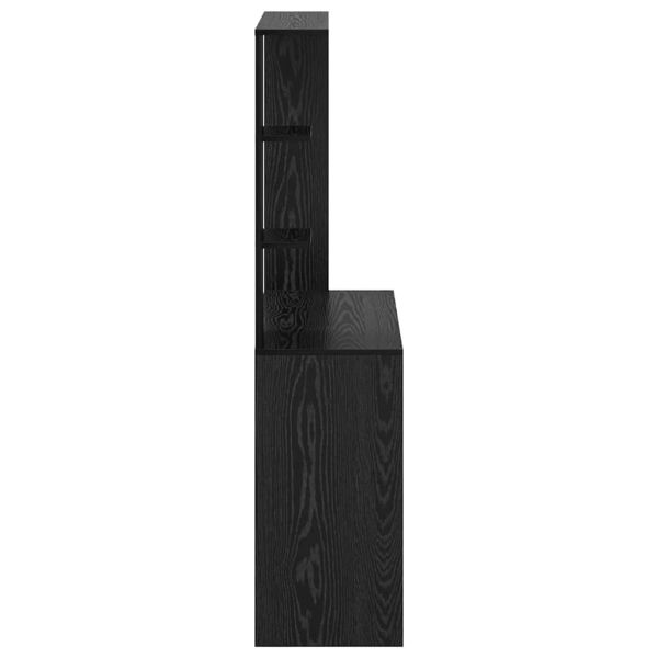 Бюро с рафт Черния дъб 78,5 x 37 x 154,5 см Инженерно дърво
