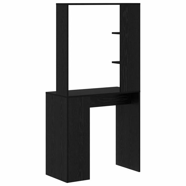 Бюро с рафт Черния дъб 78,5 x 37 x 154,5 см Инженерно дърво