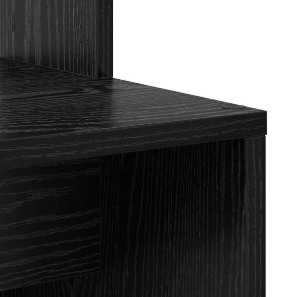 Бюро с рафт Черния дъб 78,5 x 37 x 154,5 см Инженерно дърво