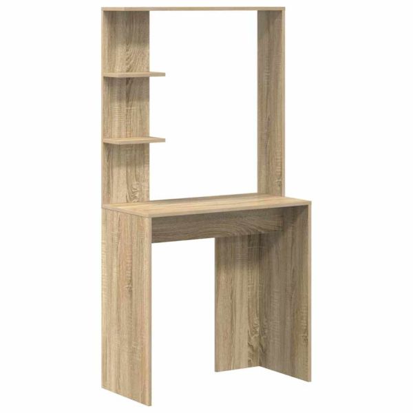 Бюро с рафт Сонома дъб 78,5 x 37 x 154,5 см Инженерно дърво