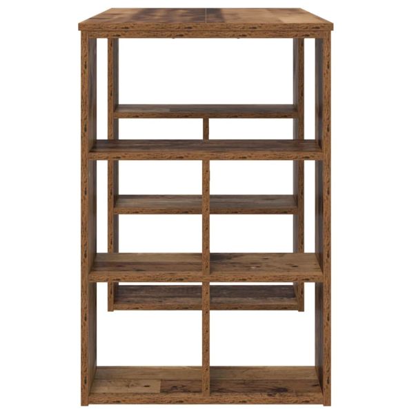 Бюро с рафт Старо дърво 90 x 50 x 75 см Инженерно дърво