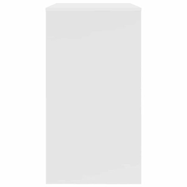 Бюро с чекмедже Бяло 77.5 x 43 x 79 см Инженерно дърво