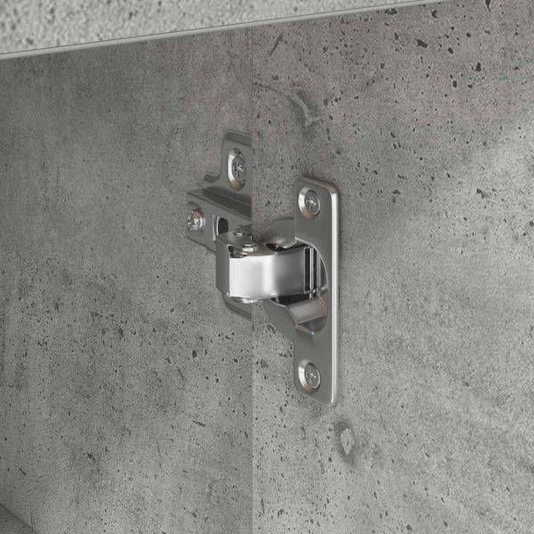 Служебен шкаф с чекмедже Циментено сиво 38 x 34 x 75 см