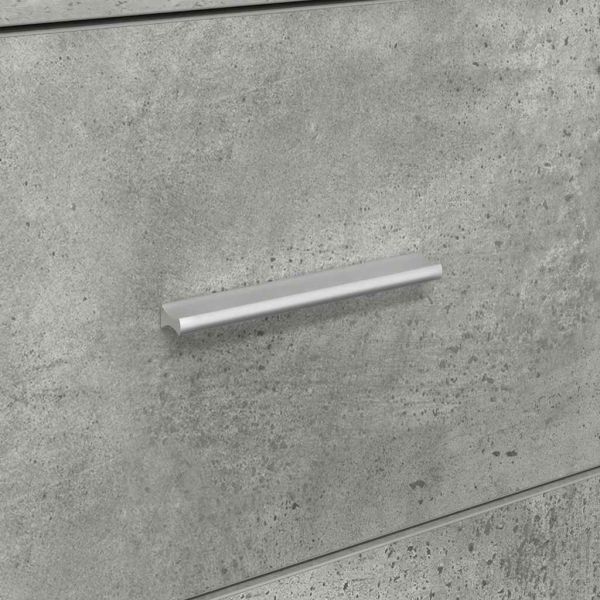 Служебен шкаф с чекмедже Циментено сиво 38 x 34 x 75 см