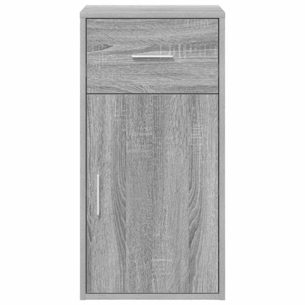 Служебен шкаф с чекмедже Сив Сонома 38 x 34 x 75 см