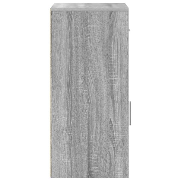 Служебен шкаф с чекмедже Сив Сонома 38 x 34 x 75 см