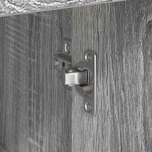 Служебен шкаф с чекмедже Сив Сонома 38 x 34 x 75 см