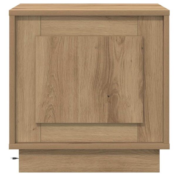 Нощен шкаф 2 pcs Дъб 44 x 34,5 x 45 см Инженерно дърво