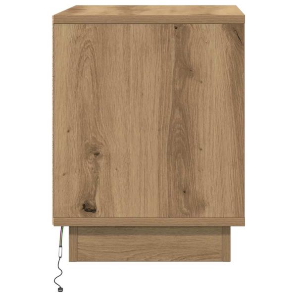 Нощен шкаф 2 pcs Дъб 44 x 34,5 x 45 см Инженерно дърво