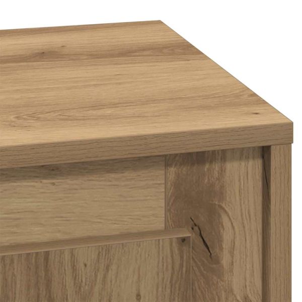 Нощен шкаф 2 pcs Дъб 44 x 34,5 x 45 см Инженерно дърво
