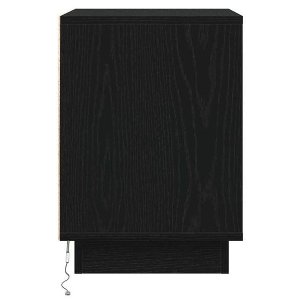 Нощен шкаф Черния дъб 39 x 34,5 x 50 см Инженерно дърво