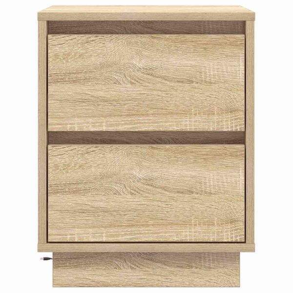 Нощен шкаф Сонома дъб 39 x 34,5 x 50 см Инженерно дърво