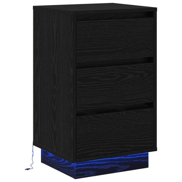 Нощен шкаф Черния дъб 39 x 34,5 x 65 см Инженерно дърво