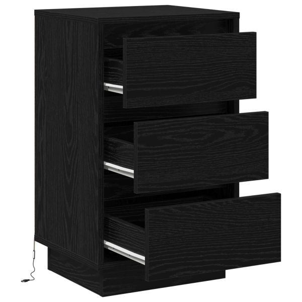 Нощен шкаф Черния дъб 39 x 34,5 x 65 см Инженерно дърво
