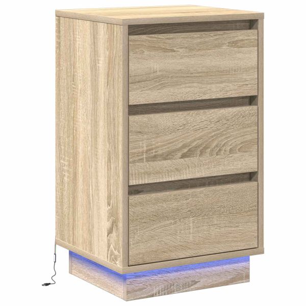 Нощен шкаф Сонома дъб 39 x 34,5 x 65 см Инженерно дърво