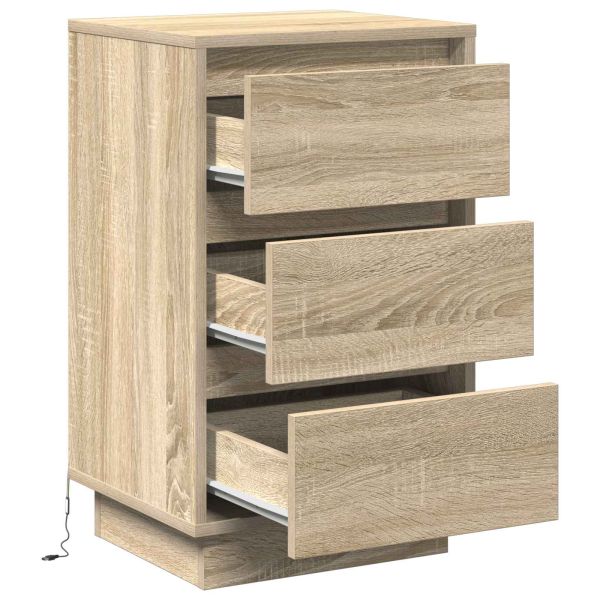 Нощен шкаф Сонома дъб 39 x 34,5 x 65 см Инженерно дърво
