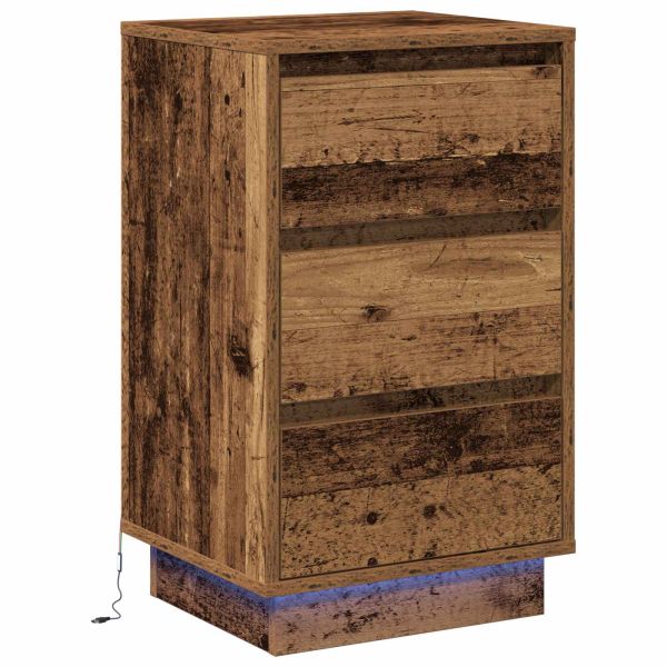 Нощен шкаф Старо дърво 39 x 34,5 x 65 см Инженерно дърво