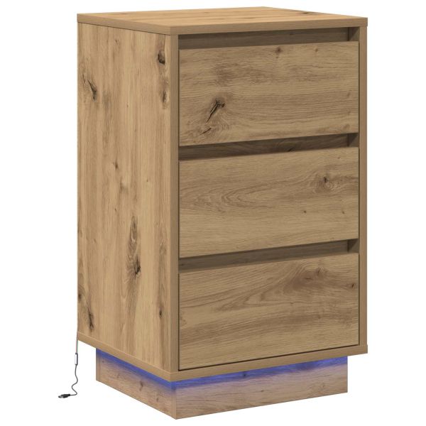 Нощен шкаф с чекмедже Дъб 39 x 34,5 x 65 см Инженерно дърво