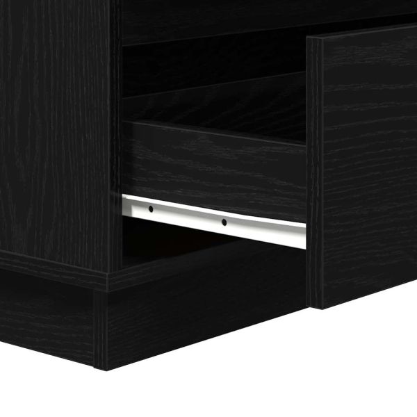 Нощен шкаф Черния дъб 71 x 34,5 x 75 см Инженерно дърво
