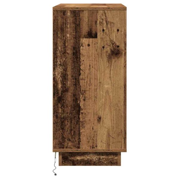 Нощен шкаф Старо дърво 71 x 34,5 x 75 см Инженерно дърво