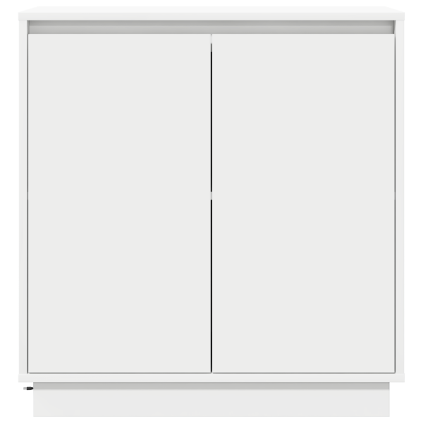 LED конзолна маса за Бяло 71 x 34,5 x 75 см Инженерно дърво