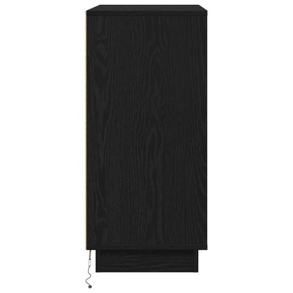 Шкафче с рафт Черния дъб 71 x 34.5 x 75 см Инженерно дърво