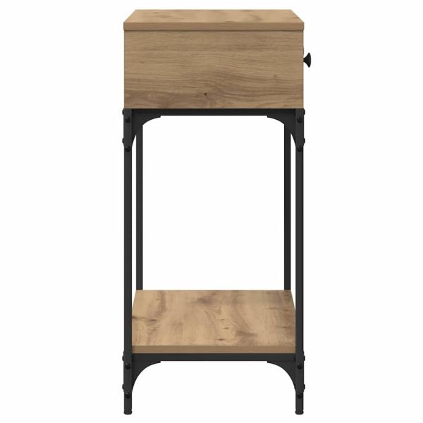 Конзолна маса дъб артизан 75 x 34,5 x 75 см Инженерно дърво