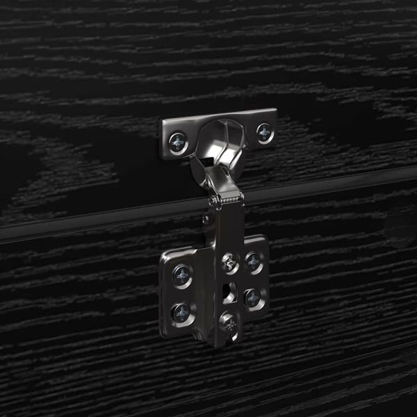 Шкаф за обувки Черния дъб 100,5 x 28 x 100 см Инженерно дърво