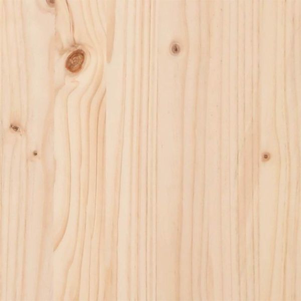 Рамка за легло Естествен 140 x 200 cm Солидно борово дърво