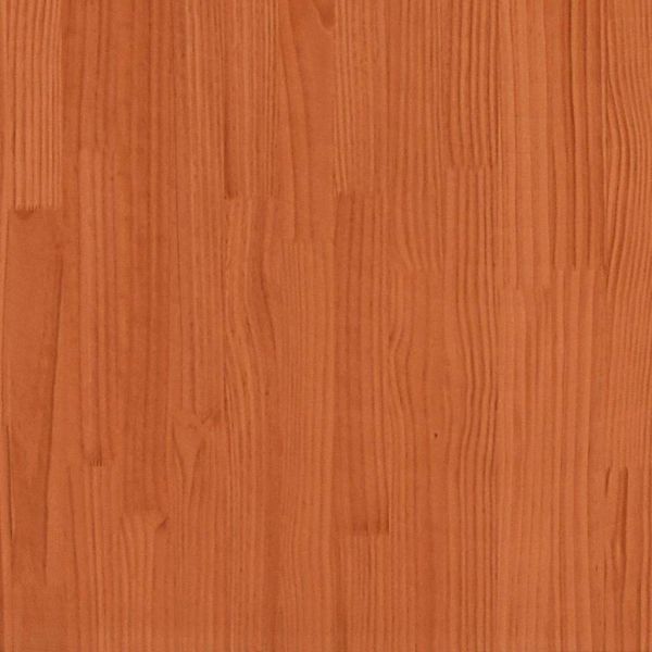 Рамка за легло с таблото Кафяво с восъчно покритие 135 x 190 cm
