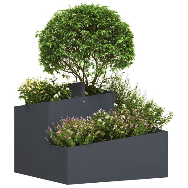 Градинска саксия Антрацит 60 x 60 x 50 см