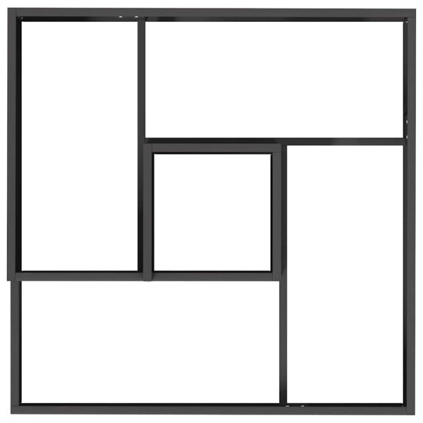 Градинска саксия Черно 80 x 80 x 50 см