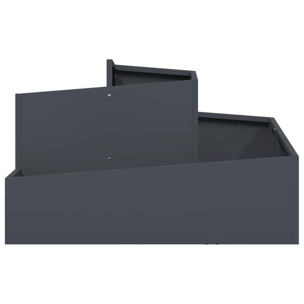 Градинска саксия Антрацит 80 x 80 x 50 см