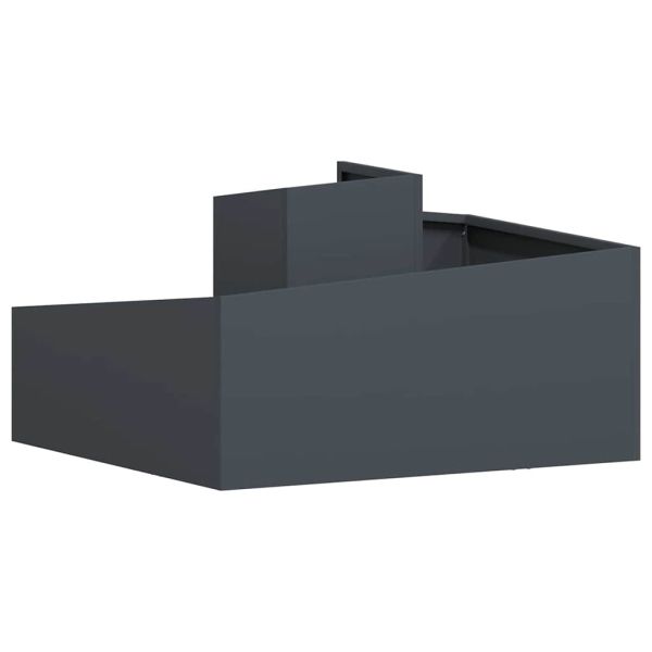 Градинска саксия Антрацит 80 x 80 x 50 см