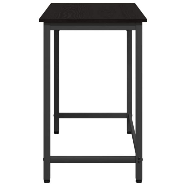 Маса Черния дъб 80 x 50 x 76,5 см Инженерна дървесина и стомана