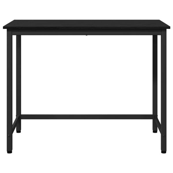 Маса Черния дъб 80 x 50 x 76,5 см Инженерна дървесина и стомана