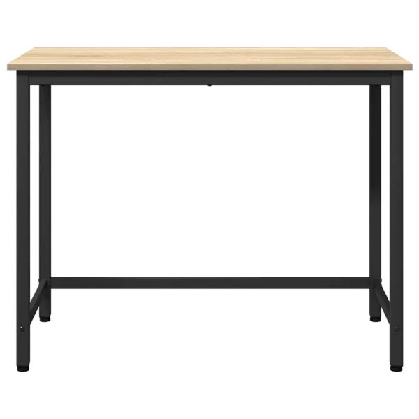 Маса Сонома дъб 80 x 50 x 76,5 см Инженерна дървесина и стомана