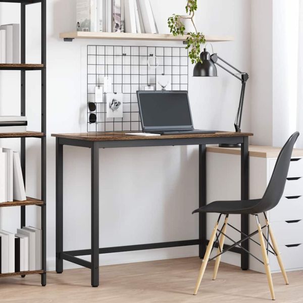 Маса Димян дъб 80 x 50 x 76,5 см Инженерна дървесина и стомана