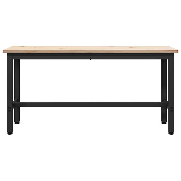 Трапезарни пейки 2 pcs Естествен 100 x 32,5 x 49 см