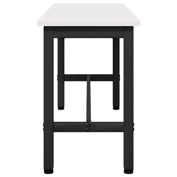 Пейка за хранене 2 pcs Бяло 100 x 32,5 x 49 см