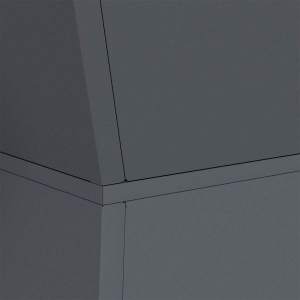Саксия с колона Антрацит 40 x 40 x 100 cm