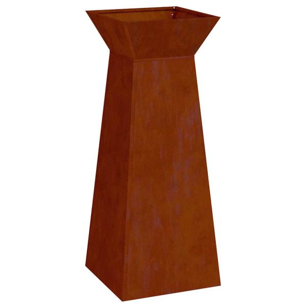 Саксия с колона Сребрист 40 x 40 x 100 cm