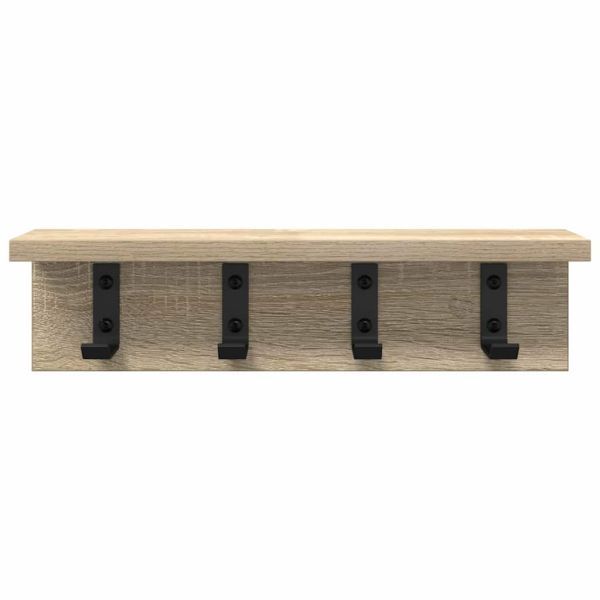 Стенен закачалка за палта Сонома дъб 40 x 10,5 x 10,5 см