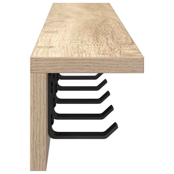 Стенен закачалка за палта Сонома дъб 80 x 10,5 x 10,5 см